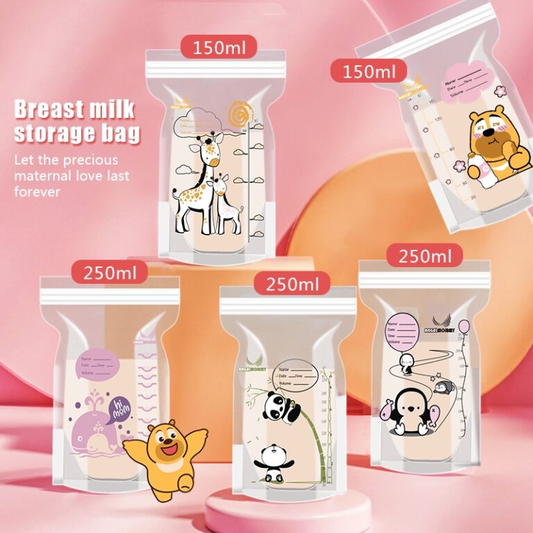 30 Pcs Breastmilk Storage Bag Double Lock 150ml/250ml bag susu breast milk storage bags BPA free