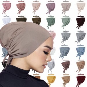 Tudung Inner Snowcap Cotton Adjustable Tali