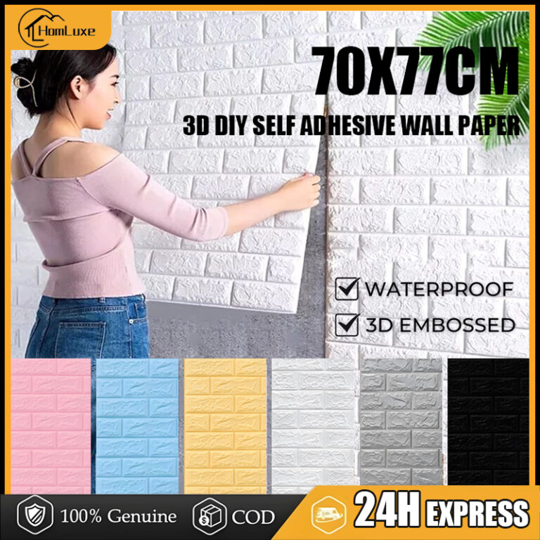 3D Wallpaper Stickers Wall Stickers Wallpaper Foam Waterproof
