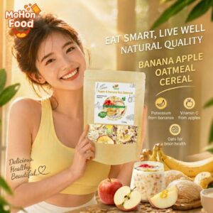 3F Food HEALTHY OATMEAL APPLE BANANA NUT: Pilihan Sarapan Tanpa Gula untuk Diet Sihat?