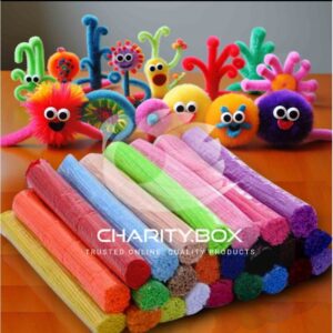 Kraf Bunga Wayar Bulu Tangkai 50pcs/100pcs (Gebu+) Premium Colourful Chenille Stems