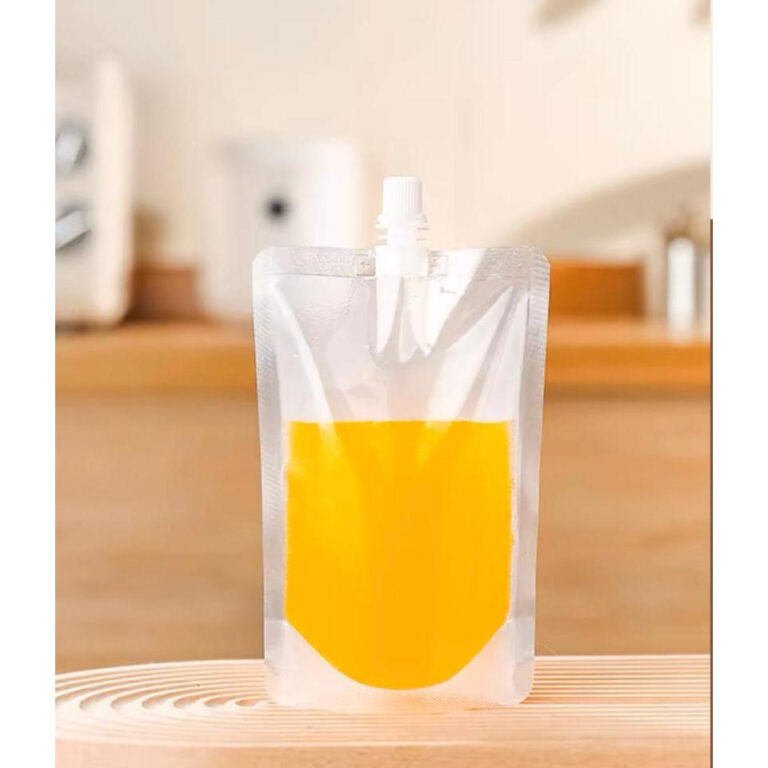 50pcs Transparent Suction Drink Bag: Pilihan Beg Minuman Spout Pouch untuk Peniaga dan Acara