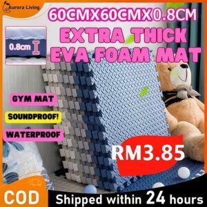 Tikar Main Bayi EVA Foam 60cm: Pilihan Ruang Main Lembut