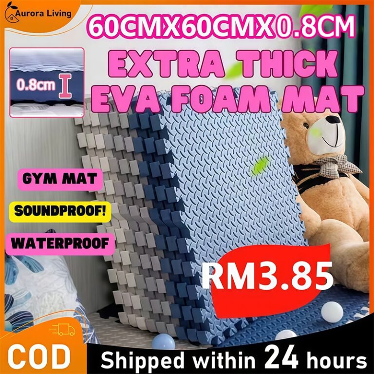 Tikar Main Bayi EVA Foam 60cm: Pilihan Ruang Main Lembut