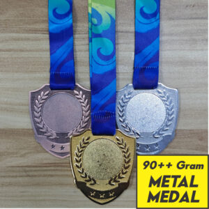 70-90 Gram METAL Medal Both Side Sticker Medal Besi With Ribbon Alloy Gold,Silver,Bronze