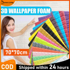 Wallpaper Dinding 3D Foam 70x77cm: Pilihan Hiasan Dinding DIY yang Mudah Dipasang