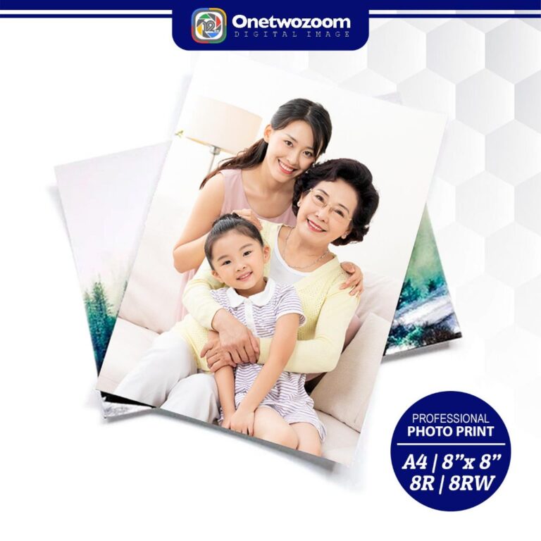 Cetak Gambar Saiz 8R dan A4 untuk Kenangan Digital Anda