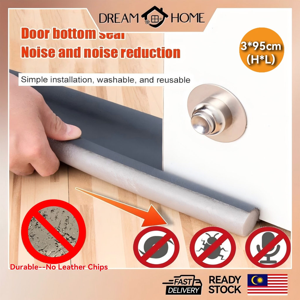 Penyendal Bawah Pintu 95CM Mute Door Gap untuk Halang Debu dan Bunyi