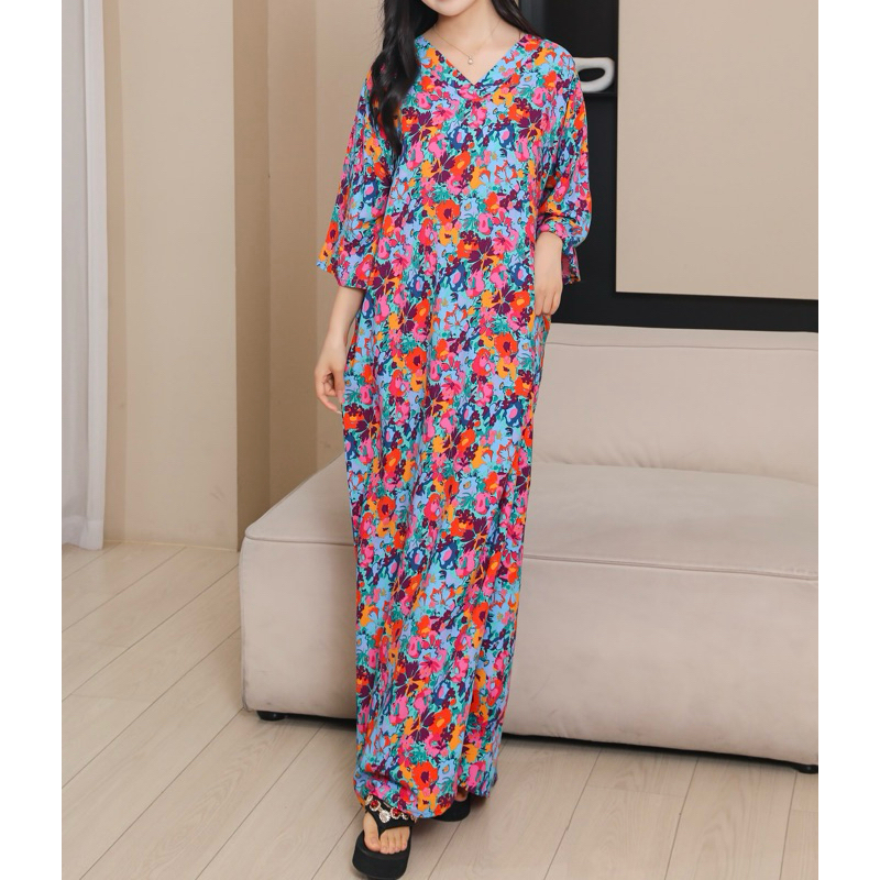 Panduan Saiz A14 - Alyanaa Kelawar Moden Cotton Silk Night Dress Sesuai untuk Anda?