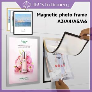 Magnetic Frame W14 untuk Paparan Poster, Sijil dan Foto di Dinding