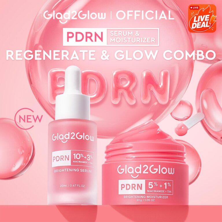 Adakah Glad2Glow PDRN 10% NIACINAMIDE 3% TXA BRIGHTENING Serum Sesuai untuk Kulit Kusam dan Jeragat?