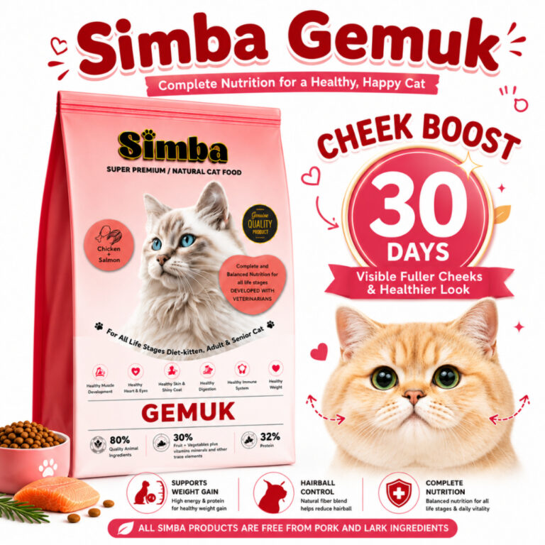 Adakah Original SIMBA Premium Kibbles 1kg Pilihan Sesuai untuk Kucing Anda?