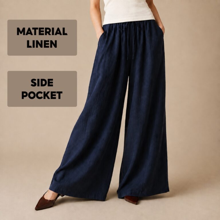 Adakah PANDAEYES Erika Cotton Linen Palazzo Pants Sesuai untuk Gaya Loose Fit?