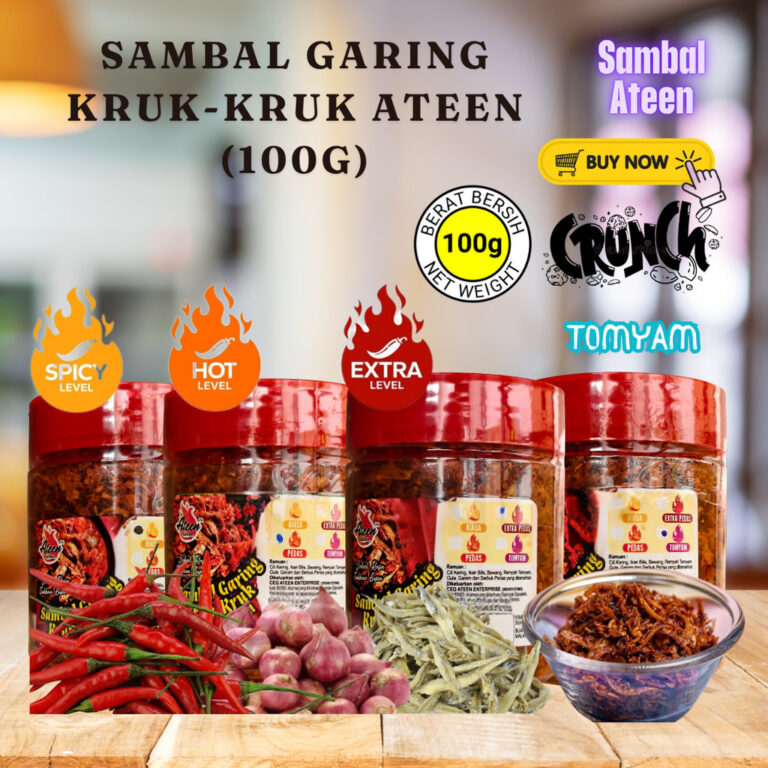 Adakah Sambal Garing Kruk Ateen Sesuai untuk Peminat Pedas?