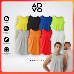 ADVO Microfiber Singlet Lelaki: Pilihan Baju Tanpa Lengan Cepat Kering