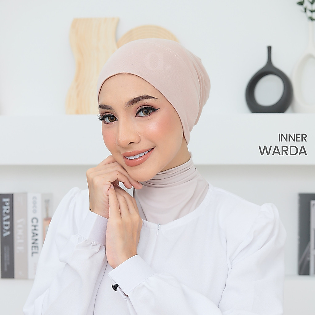 ALAYNA Inner Warda: Anak Tudung Cotton Selesa untuk Harian dan Sekolah