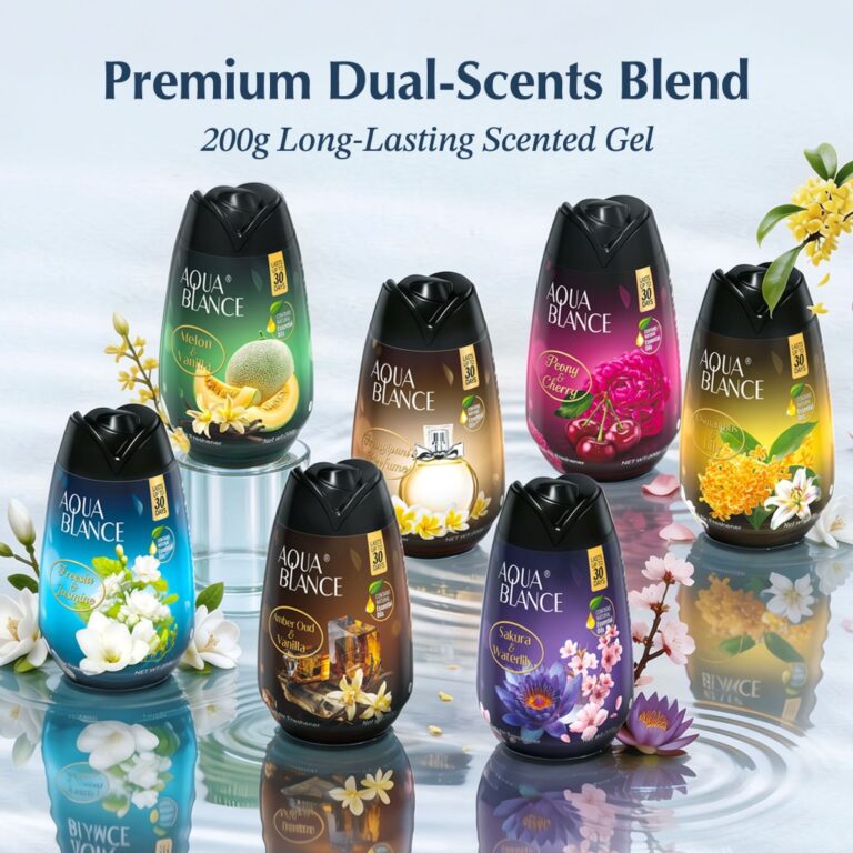 AQUABLANCE Premium Scented Gel Air Freshener 200g Pilihan Wangian Solid