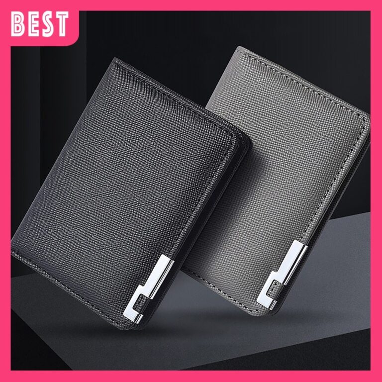 B212 Bifold Leather Men Wallet: Pilihan Dompet Lelaki PU Sederhana