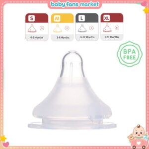 Baby Wide Neck Bottle Replacement Pacifier Anti Colic Soft