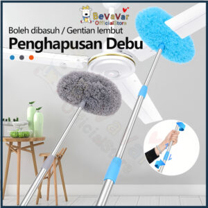 BEVAVAR Pembersih Kipas Siling Boleh Laras untuk Capai Sudut Sukar Tanpa Tangga