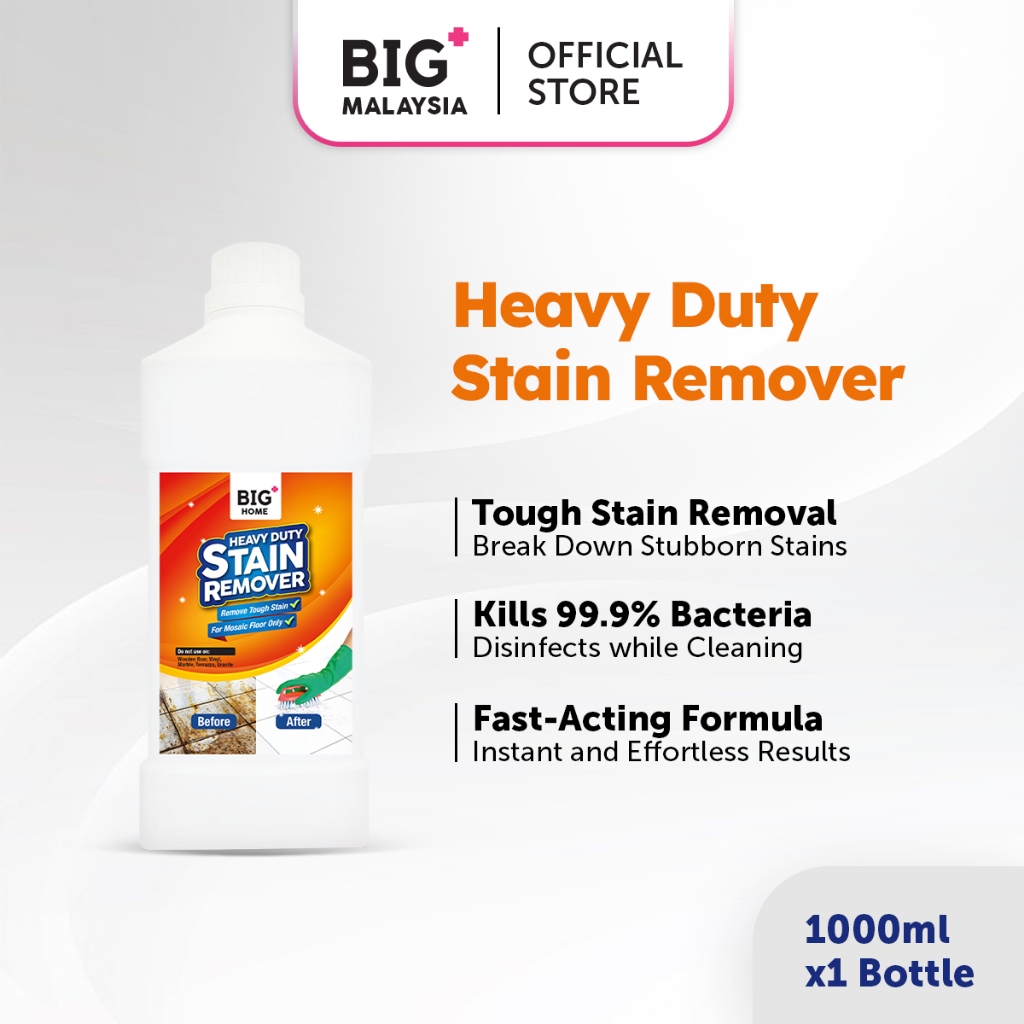 Big+ Heavy Duty Stain Remover (1000ml): Pembersih Tandas dan Mozek