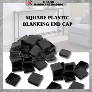 BINA Square Hollow Plastic Blanking End Cap Penutup Kaki Perabot