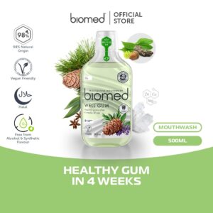 Biomed Complete Natural Mouthwash Well Gum 500 ml Bebas Fluorida