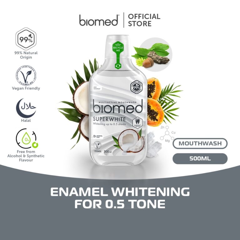 Adakah Biomed Superwhite Mouthwash Tanpa Fluorida Sesuai untuk Kegunaan Harian?