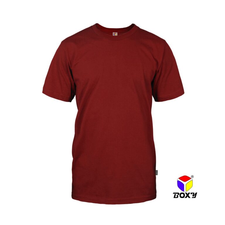 Boxy Baju Microfiber Unisex Dri Fit Leher Bulat Lengan Pendek Sesuai untuk Sukan dan Santai