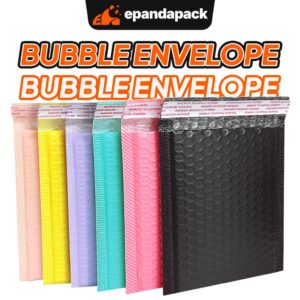 Bubble Envelope Padded Courier Mailer Sampul Gelembung Warna Shipping Pos Ekspres Packing
