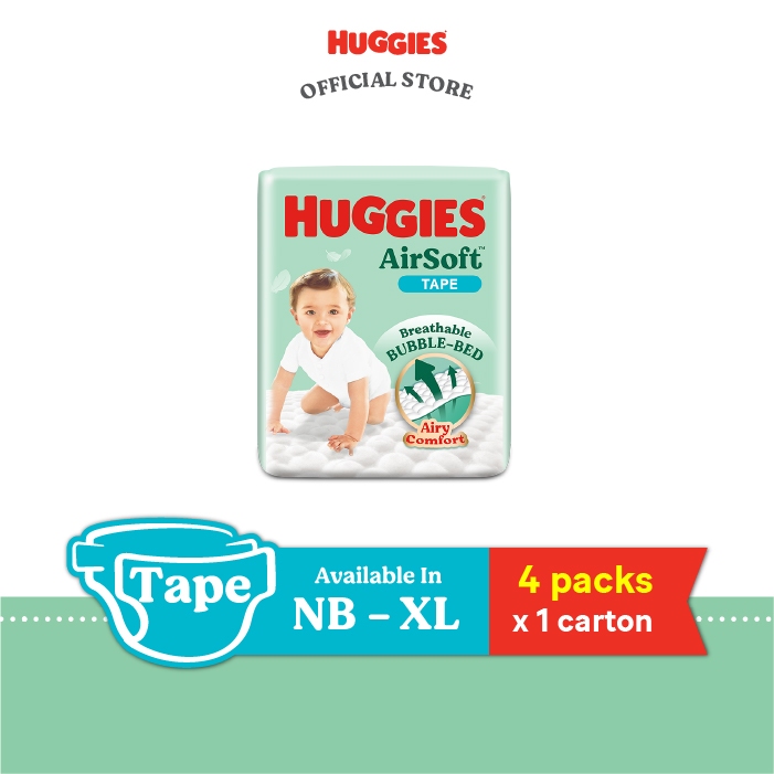 Adakah HUGGIES AirSoft Tape Sesuai untuk Kulit Bayi Anda?