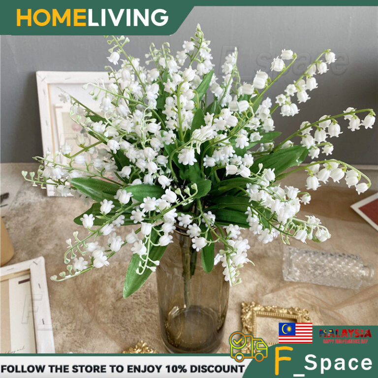 Bunga Palsu Lily Of The Valley 10PCS: Sesuai untuk Seri Ruang Tamu?