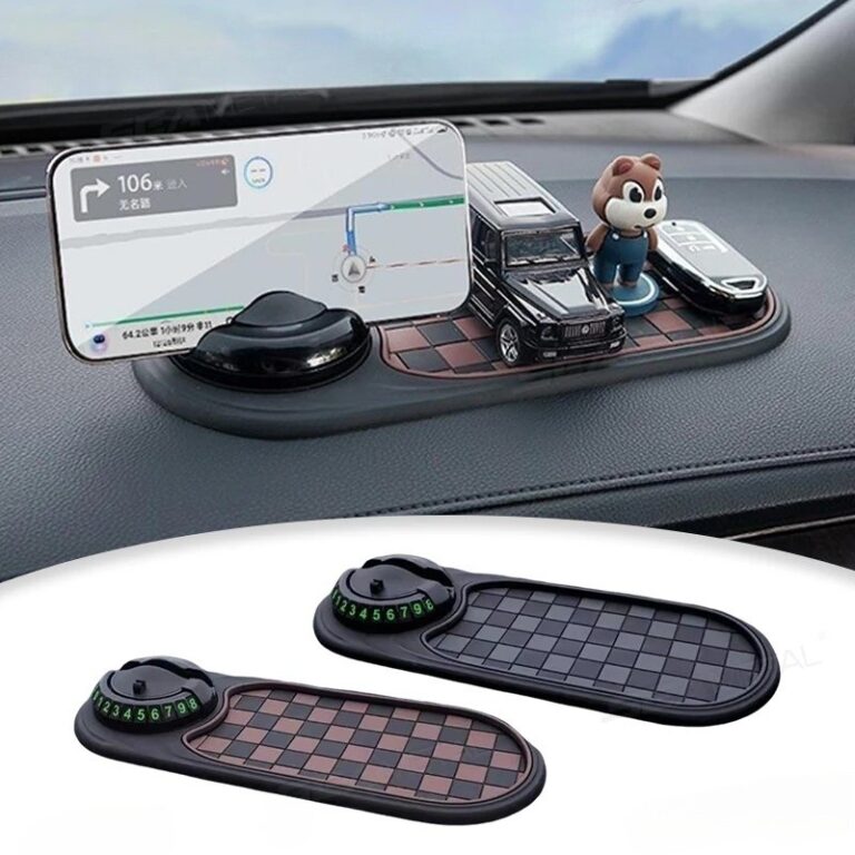 Phone Holder: Car Dashboard Anti Slip Mat Sticky Pad Car Phone