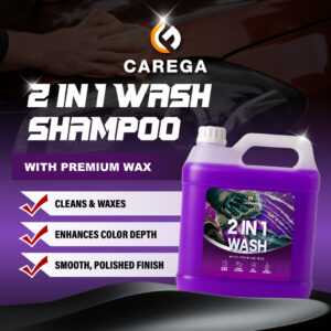 CAREGA Car Wash Shampoo Ultimate Nano: Pandangan Sabun Cuci Kereta 2 dalam 1