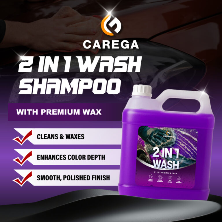 CAREGA Car Wash Shampoo Ultimate Nano: Pandangan Sabun Cuci Kereta 2 dalam 1