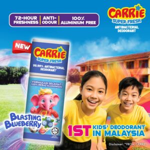 Semak Fakta dan Pilihan Bauan Carrie Super Fresh Deodorant sebelum Beli