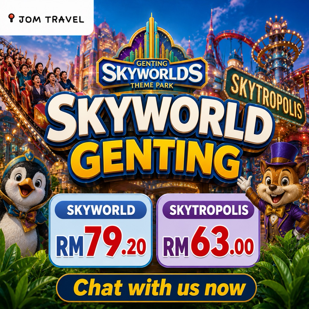 Tiket Skyworld dan Skytropolis Funland Genting Highlands