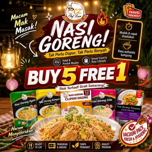 Panduan Membeli Chef Zam NASI GORENG Ready To EAT: Apa yang Perlu Anda Tahu?