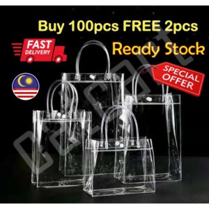 Clear PVC Tote Bag: Pilihan Beg Plastik Telus untuk Pelbagai Kegunaan