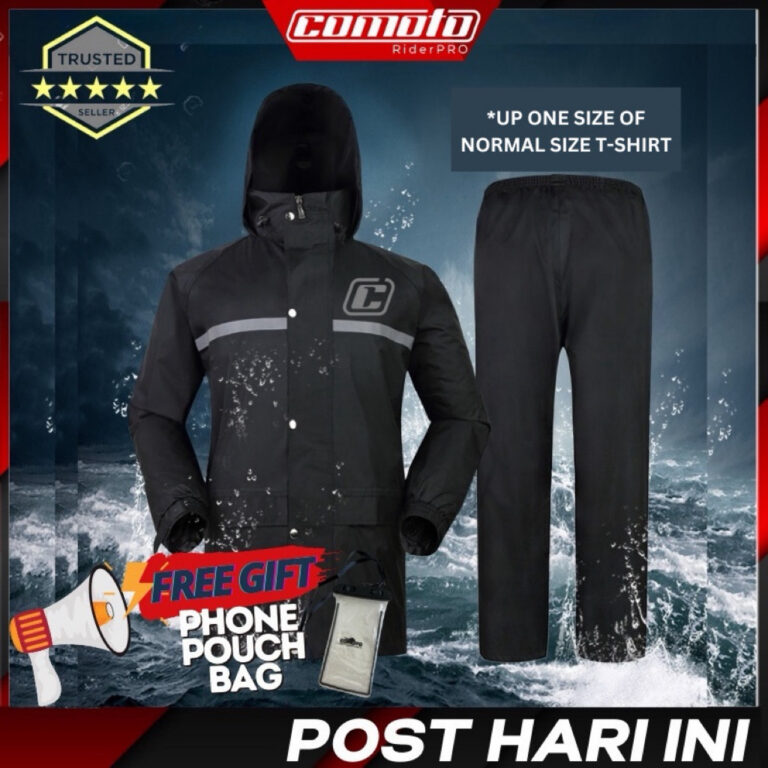 Risiko Terlepas Pandang sebelum Membeli Baju Hujan Motor COMOTO