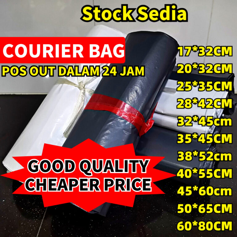 Courier Bag Parcel Bag Packaging Flyers With Pocket Polymailer Untuk Penghantaran Kemas