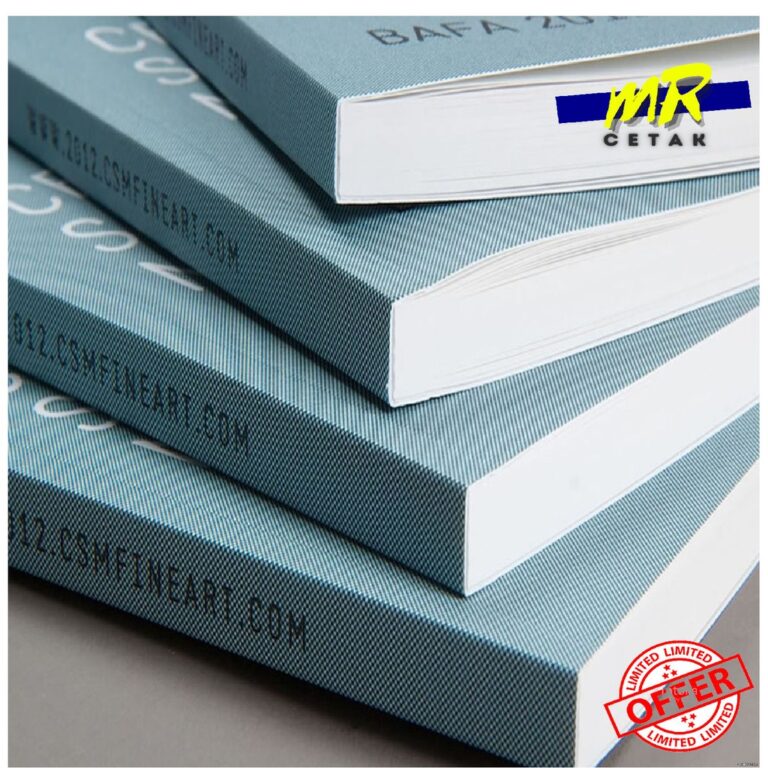 Soft COVER Binding: Khidmat Jilid Buku Kemas Seperti Buku Sebenar