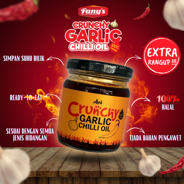 Crunchy Garlic Chilli Oil [100% HALAL] SAMBAL: Adakah Sesuai untuk Peminat Pedas Tanpa Ikan Bilis?