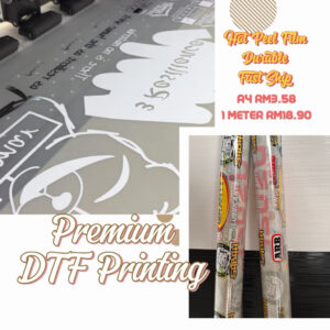 Custom DTF Heat Transfer Film (Ready to Press)