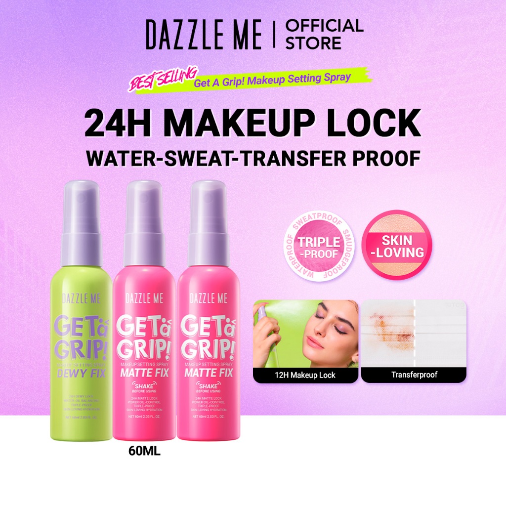 DAZZLE ME 60 ml Setting Spray Bundle: Fungsi, Varian dan Cara Penggunaan
