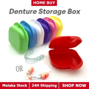 Denture Box With Air Hole Dental Orthodontic Retainer Case