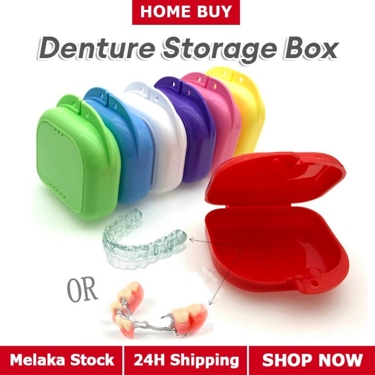 Denture Box With Air Hole Dental Orthodontic Retainer Case