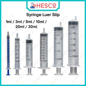 Disposable Syringe Picagari Luer Slip 1pc: Pilihan Tepat untuk Kegunaan Am, Makmal dan Pertukangan