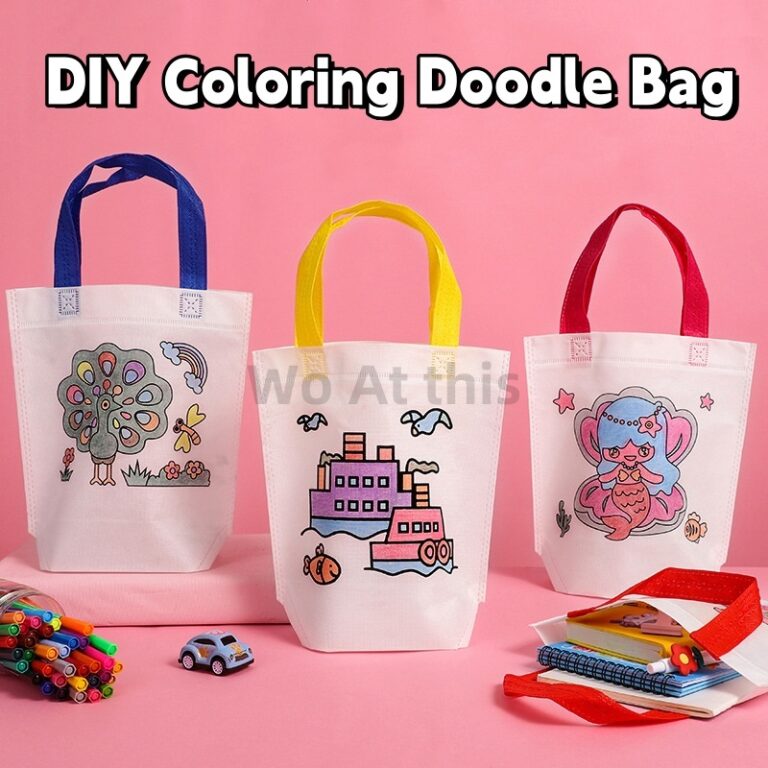 DIY Drawing Bag Painting Bag Graffiti Birthday Party Gift