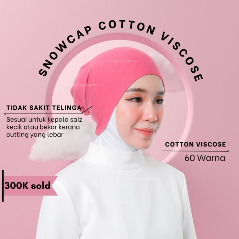 DOLCE Inner Snowcap Warda Cotton: Ciri dan Pilihan Anak Tudung Selesa